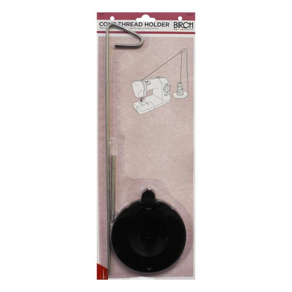 Birch Large Cone Thread Holder Black