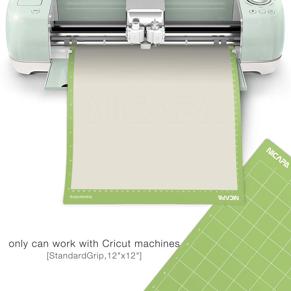 Nicapa Cricut Cutting Mat - Standard Grip - 12 x 24 inch - 30x60cm - You’ve Got Me In Stitches