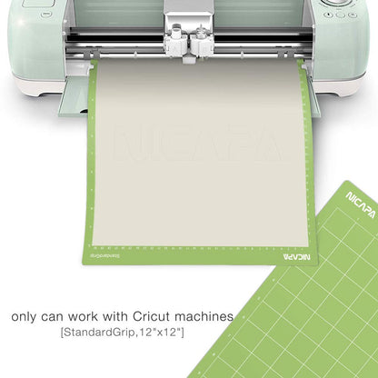 Nicapa Cricut Cutting Mat - Standard Grip - 12 x 24 inch - 30x60cm - You’ve Got Me In Stitches