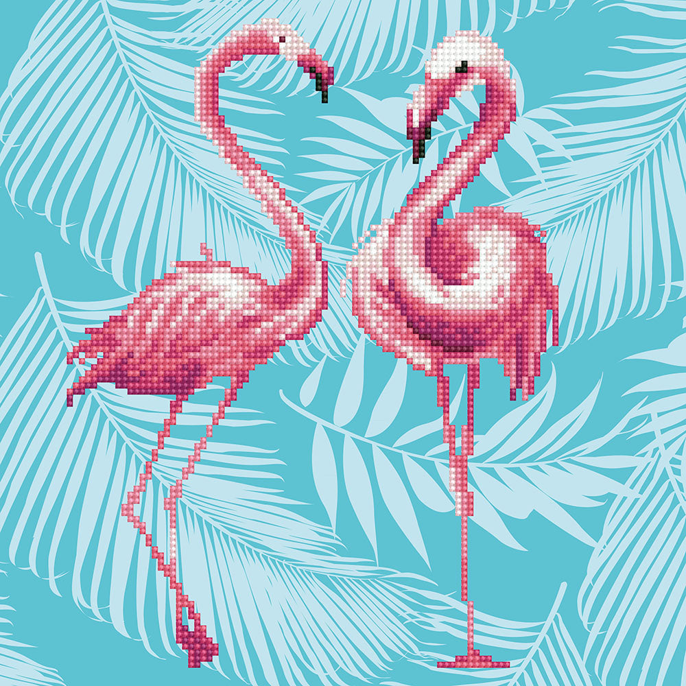 Diamond Dotz - Flamingo Duo - 32 x 32cm