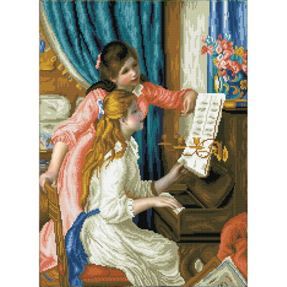 Diamond Dotz - Girls at the Piano - (Renoir) - 48 x 66cm