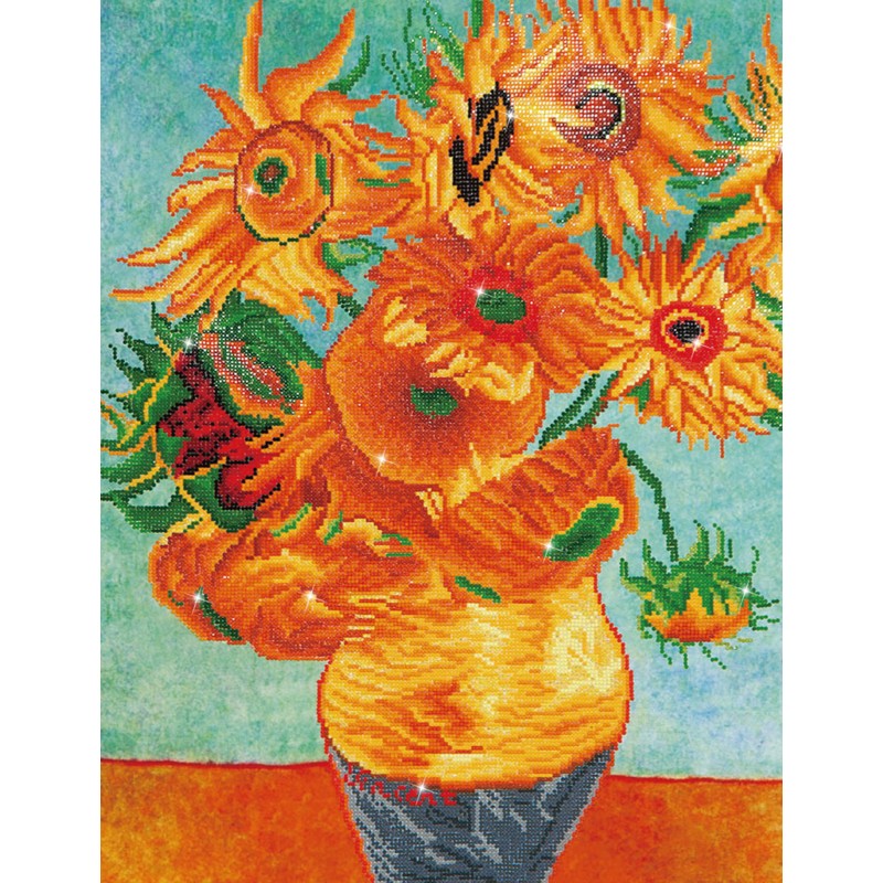 Diamond Dotz - Sunflowers (Van Gogh) - 55.9 x 71.12cm