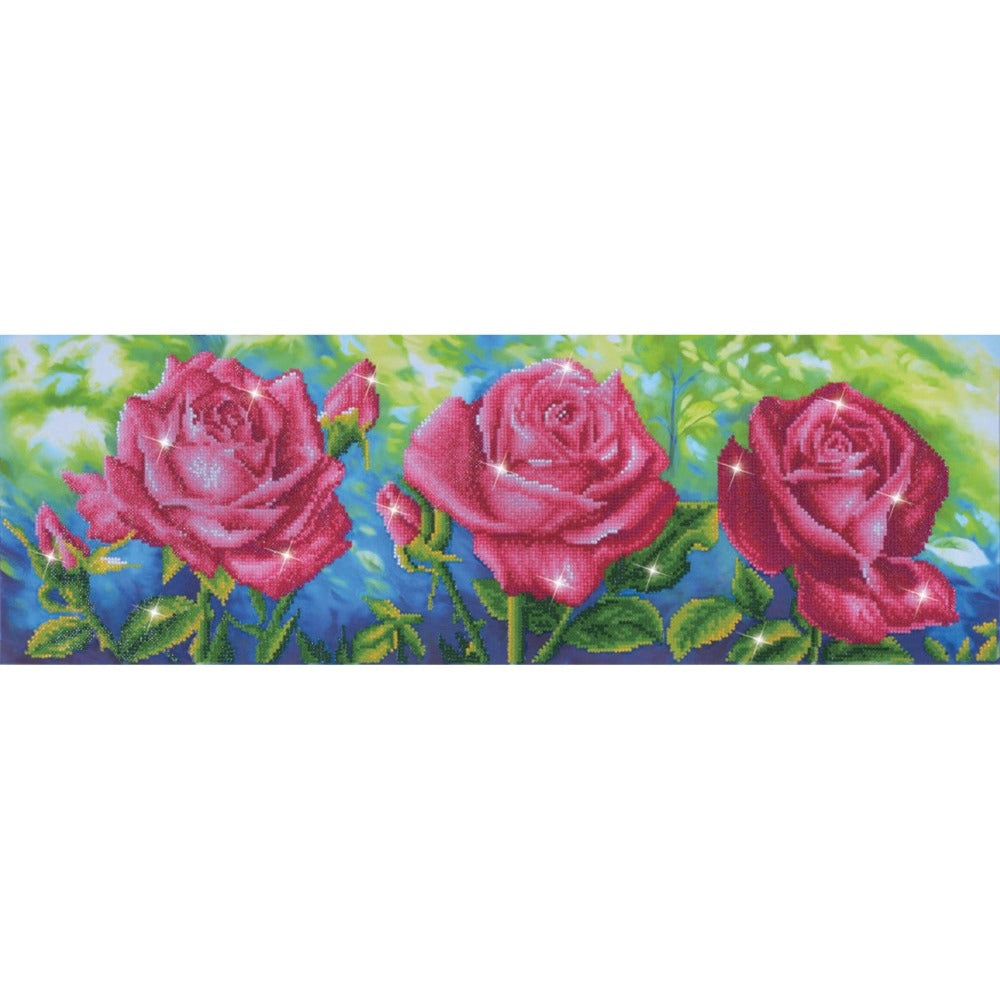 Diamond Dotz - Les Roses Du Jardin - 82x27cm