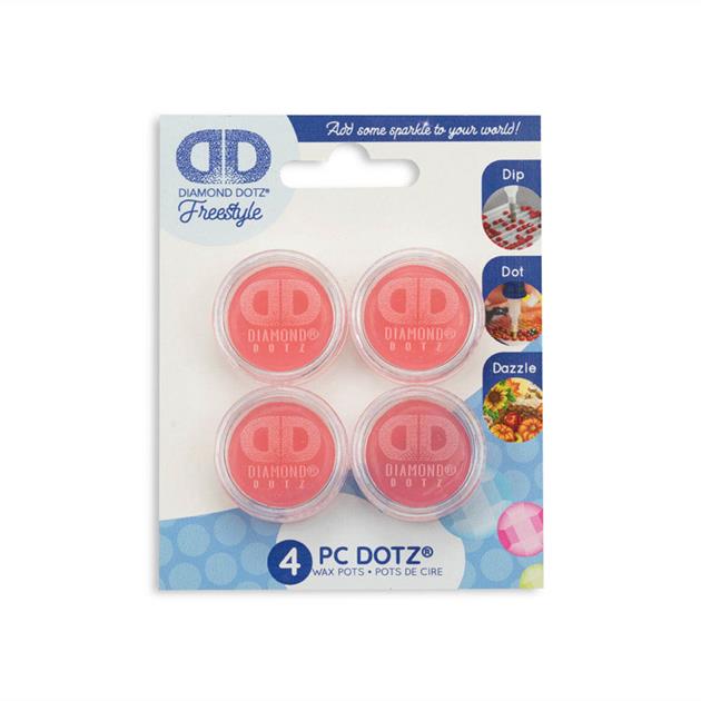 Diamond Dotz - Wax Pots - 4 Pack